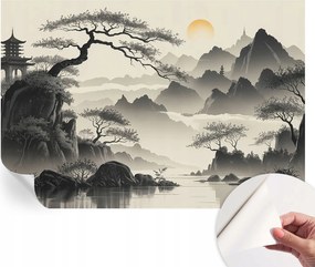 Dekoratív öntapadós fotótapéta irodába Keleti táj 152x104 cm