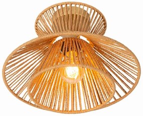 Lucide 10120/32/72 - Mennyezeti lámpa TASMAN 1xE27/60W/230V bézs