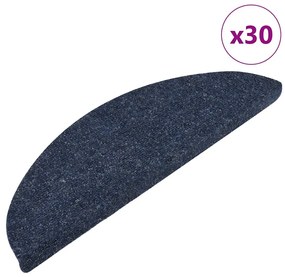 30 db kék öntapadó lépcsőszőnyeg 56 x 17 x 3 cm