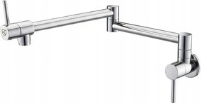 Krunn Pot Filler fali konyhai csaptelep ezüst Króm potfiller összecsukható