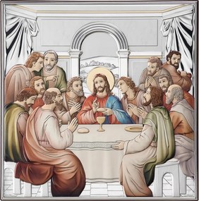 Színes kép Ag Utolsó vacsora Gravírozás Ingyen! GF0441/3DC