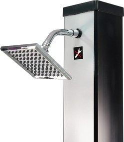 Furnigo Solárzuhany Square 40 L - ezüst