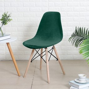 Kis KagylószékHuzat (bársonyos, sötétzöld)