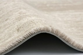 Bézs gyapjú szőnyeg 160x240 cm Agnus Brush Lines – Agnella