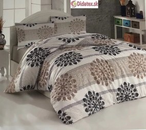 ORNAMENT BEIGE Pamut ágyneműk DeLuxe 140x200 cm-es szett Csomagolás Ágynemű mérete: 140x200 cm, A csomag tartalma: Készletcsomagolás