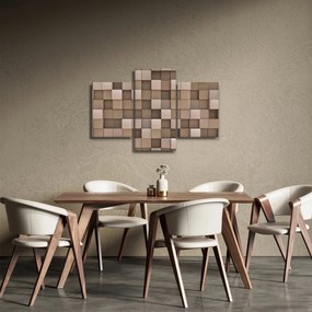 Kép - bézs kocka (90x60 cm)