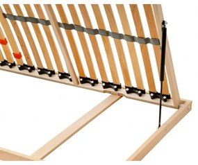 Rugalmas lamellás ágyrács oldalra nyíló pántokkal ODENSE 90x200 jobb