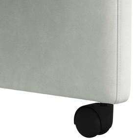 Kerekes Étkező Székek 2 pcs Világosszürke 58 x 65 x 98 cm