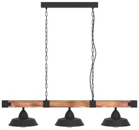 Eglo 44086 - Láncos csillár OLDBURY 3xE27/60W/230V