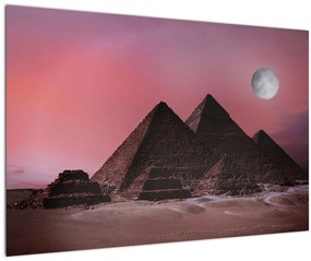 Kép - Piramisok giza, Egyiptom (90x60 cm)