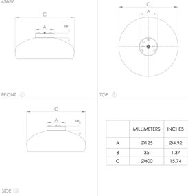 Eglo 43637 - Mennyezeti lámpa MOGANO 1xE27/60W/230V