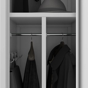 Fém BHP munkaszekrény szürke: KACPER 1 Plus