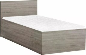 Ágy SOFIA 80 x 200 cm, szarvasgombás tölgy Matrac: Coco Maxi matrac 20 cm, Ágyrács: Ágyrács nélkül