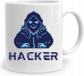 Bögre Ajándékok Informatikus Fejlesztőknek Hacker nyomtatott fényképpel
