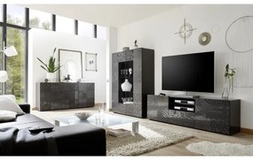 ARIA vitrinszekrény antracit