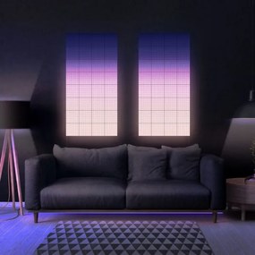 Twinkly TWQ064STW-07-BEU - KÉSZLET 6xLED RGB Panel SQUARES 64xLED 16x16 cm Wi-Fi