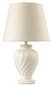 ONLI - Asztali lámpa VORTICE 1xE27/22W/230V 64 cm krémes