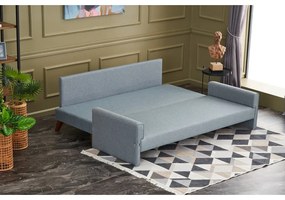 Világoskék kinyitható kanapé 208 cm Bella – Balcab Home