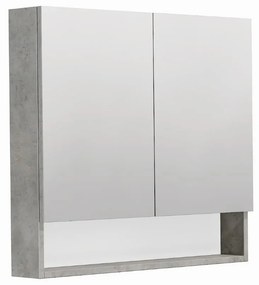 Tükörszekrény SAT Cubeway 80x14x72 cm laminált beton GALCU80BE