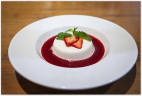 Poszterek 120x80 Desszert eperrel