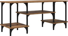 vidaXL TV szekrény Öreg fa 102 x 35 x 45,5 cm Műszaki fa és vas