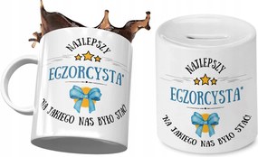 Ördögűzőnek Bögre Ajándék persely szett fényképes nyomtatással