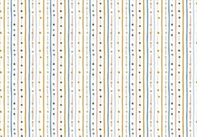 Fotótapéta - Vonalak és pöttyök (147x102 cm)