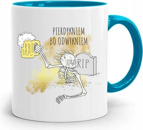 Alkoholista Részegeknek Kék Ajándék Bögre fényképes nyomtatással