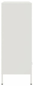 fehér acél magasszekrény 68 x 39 x 101,5 cm