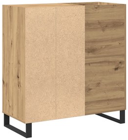 Lemez szekrény Régi fa 84.5x38x90 cm Műanyag fa