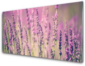 Fali üvegkép Virág növény természet 140x70 cm