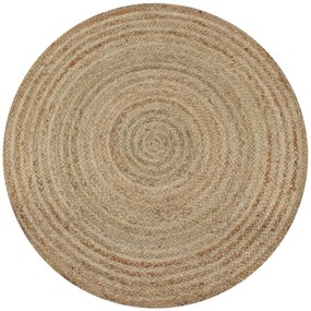 vidaXL kör alakú fonott juta szőnyeg 120 cm