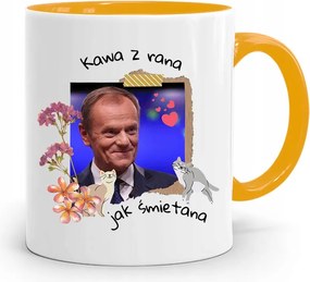 Bögre Sárga Donald Tusk Po Platform Ajándék