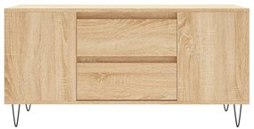Sonoma tölgy színű szerelt fa dohányzóasztal 102 x 44,5 x 50 cm