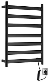 Sapho - Elektromos törölközőszárító ELIAS 105W/230V 49x73 cm matt fekete