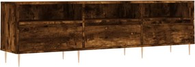 vidaXL füstös tölgy színű szerelt fa TV-szekrény 150 x 30 x 44,5 cm
