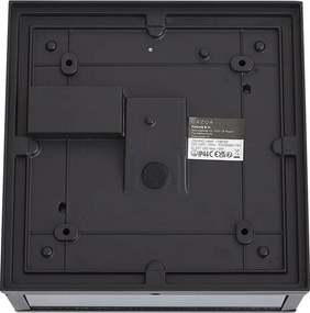 Ipari kültéri mennyezeti lámpa fekete mozgásérzékelővel IP44 - Charlois