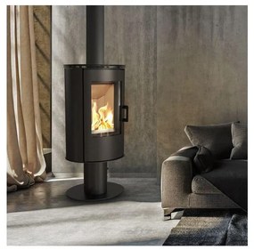 Kratki AB S N DR - 8 kW acél kandalló kályha, 150 mm pr.