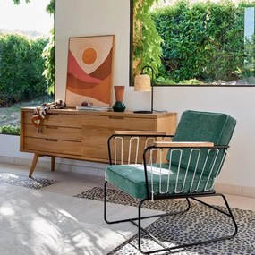 Atmosphera - Asztali lámpa ALI 1xE27/25W/230V bambusz