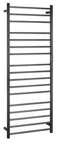 Törölközőszárító 60x168 cm rozsdamentes acél/fekete