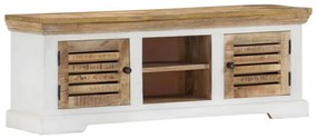 tömör mangófa TV-szekrény 110 x 30 x 40 cm