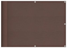 barna 100% oxford poliészter erkélyparaván 75 x 1000 cm