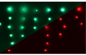 RGB karácsonyi LED-lánc távirányítóval jégcsapok 85 LED, 300 cm