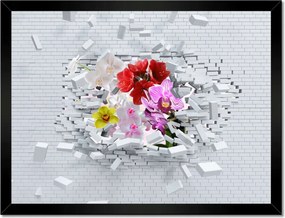 Poszterek keretben 40x30 Virágos falikép