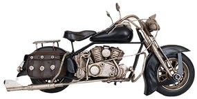 Motor modell - Vintage dekoráció - Fekete - 27 cm