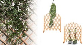 2 db-os állítható fa futtatórács növényeknek