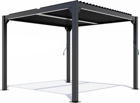 Alumínium bioklimatikus pergola lamellákkal 4 x 3 M