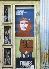 Poszter 42x59,4cm Che Guevary poszter az ablakon, Assaf Frank