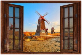 Poszterek 60x40 Fa szélmalom