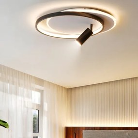 BRILAGI - LED dimmelhető mennyezeti lámpatest UNITY LED/48W/230V + 1xGU10/3W fehér/fekete + távirányító